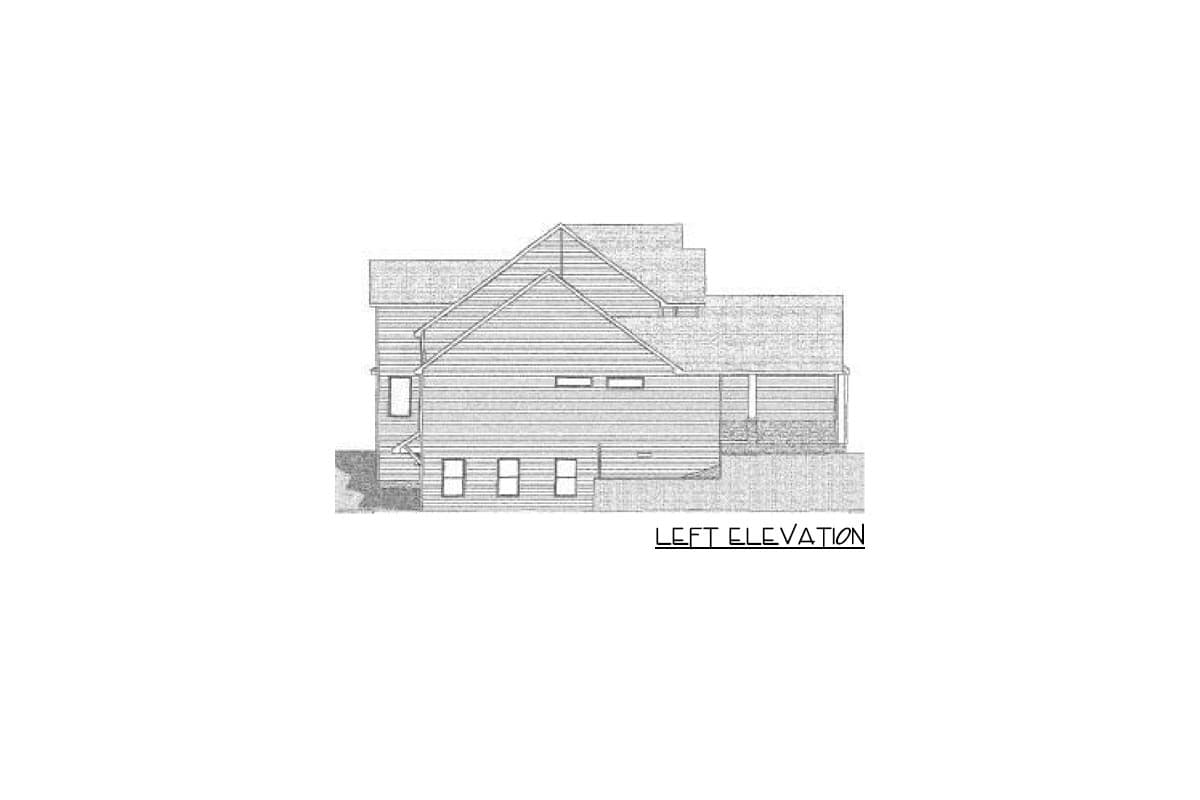 Plan 911021JVD: Modern Craftsman with Two Upstairs Bedrooms with Jack and Jill Bath and a Loft - Image #5 - Country, Craftsman, New American, Traditional