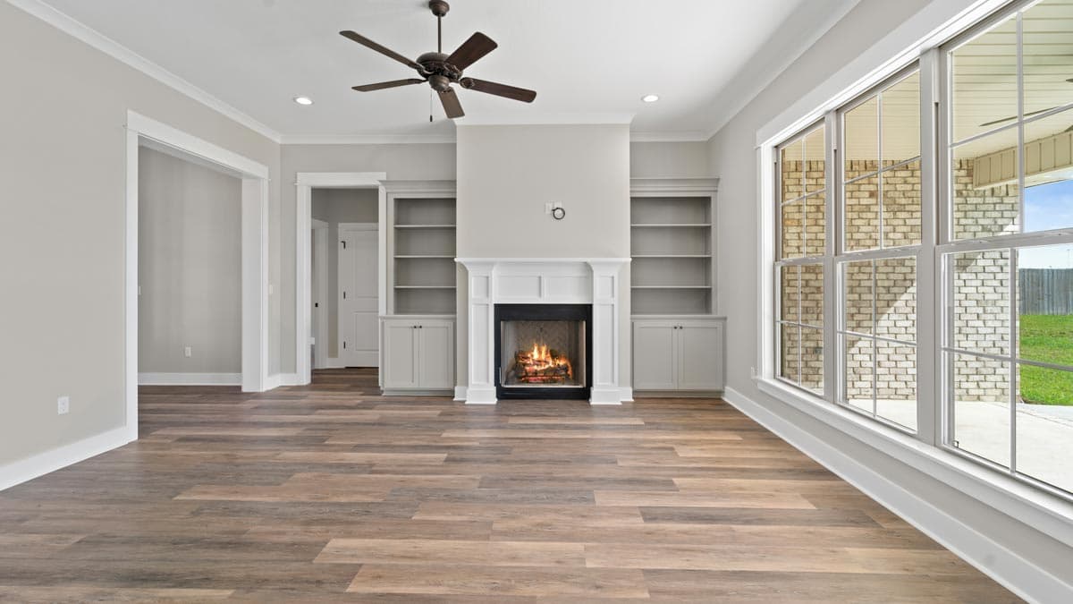 Plan 51895HZ: One-story Modern Acadian House Plan with Central Great Room and Private Master Suite - Image #7 - Country, Craftsman, New American, Rustic, Southern