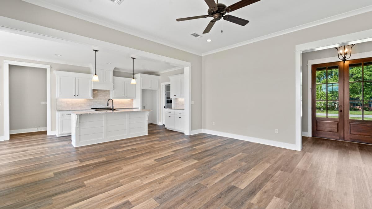 Plan 51895HZ: One-story Modern Acadian House Plan with Central Great Room and Private Master Suite - Image #10 - Country, Craftsman, New American, Rustic, Southern