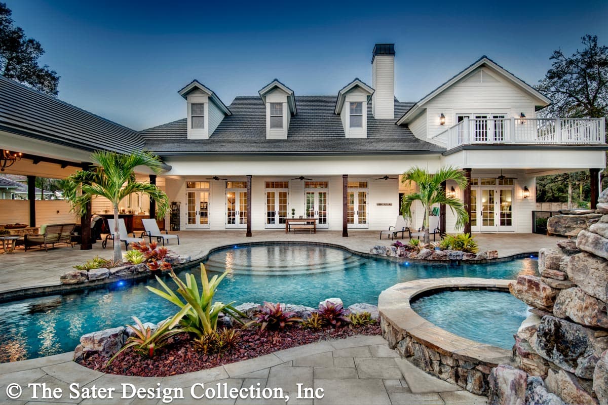 Plan 340101STR: Southern Tidewater-Style House Plan with Expansive Outdoor Living - Image #9 - Coastal, Country, Florida-Style, Southern