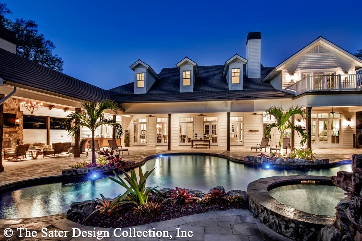 Plan 340101STR: Southern Tidewater-Style House Plan with Expansive Outdoor Living - Image #10 - Coastal, Country, Florida-Style, Southern