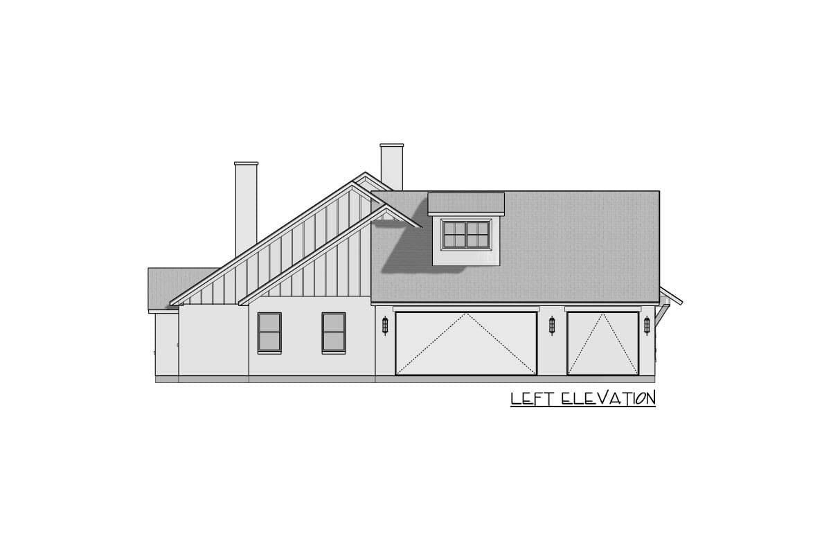 Plan 915049CHP: Exclusive New American Ranch Plan with Split-Bed Layout - 2487 Sq Ft - Image #12 - Craftsman, Modern Farmhouse, New American, Ranch