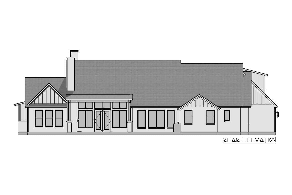 Plan 915049CHP: Exclusive New American Ranch Plan with Split-Bed Layout - 2487 Sq Ft - Image #13 - Craftsman, Modern Farmhouse, New American, Ranch