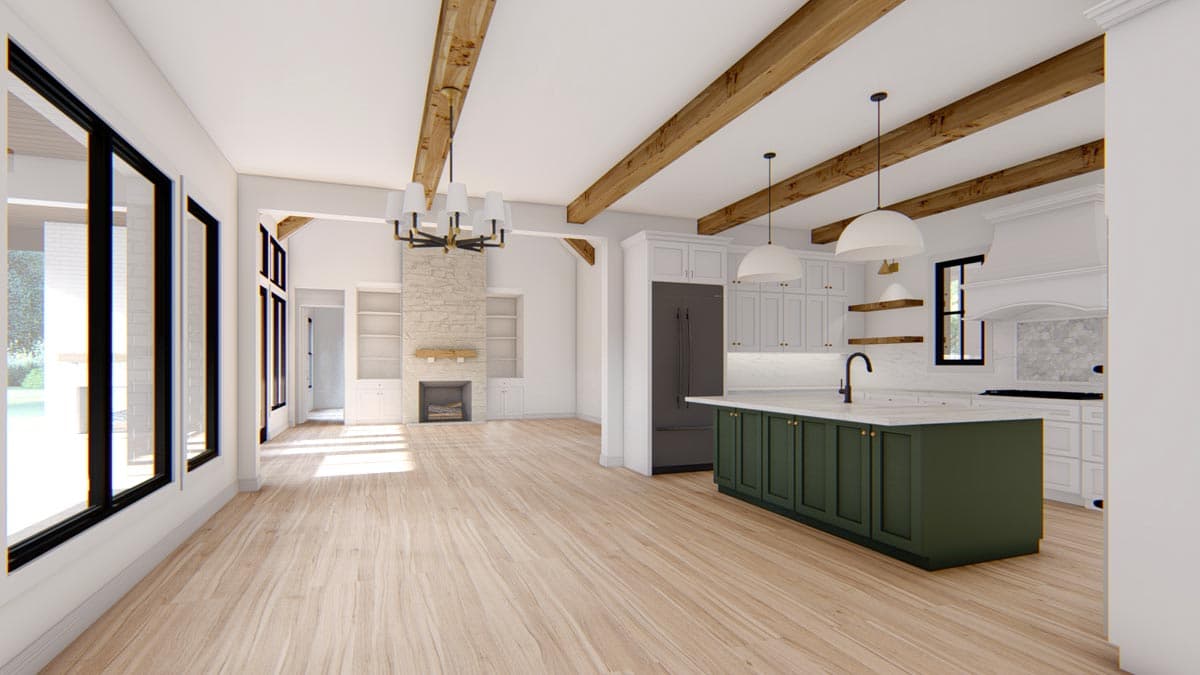 Plan 915049CHP: Exclusive New American Ranch Plan with Split-Bed Layout - 2487 Sq Ft - Image #5 - Craftsman, Modern Farmhouse, New American, Ranch