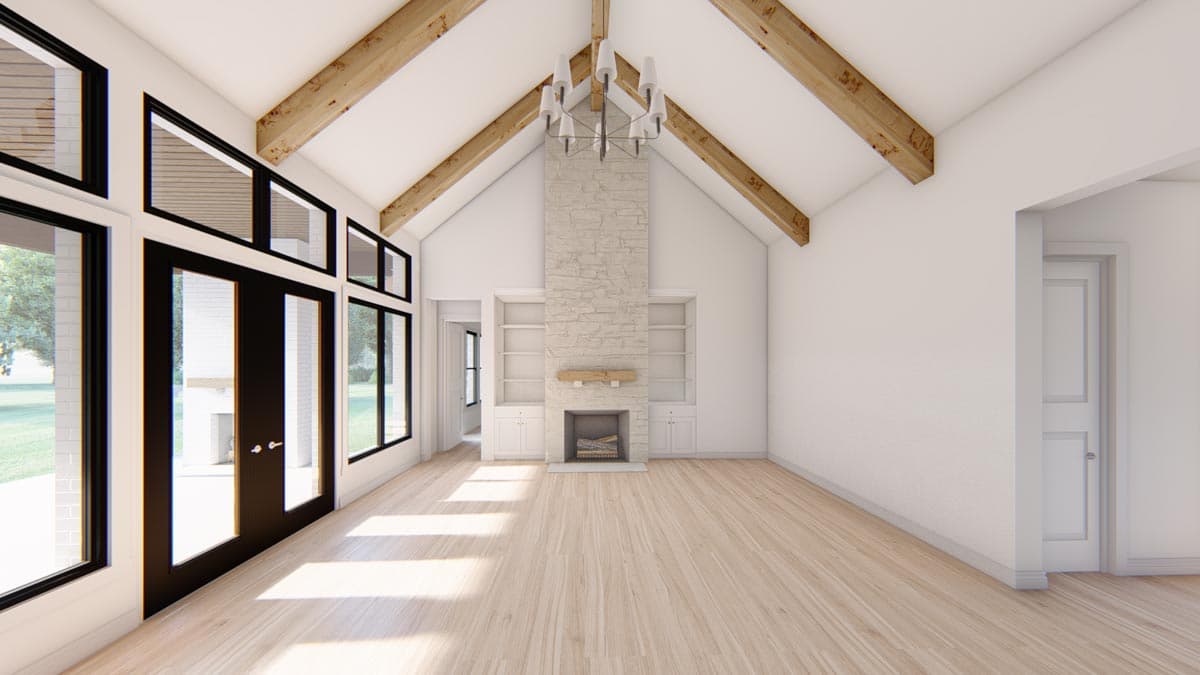 Plan 915049CHP: Exclusive New American Ranch Plan with Split-Bed Layout - 2487 Sq Ft - Image #7 - Craftsman, Modern Farmhouse, New American, Ranch