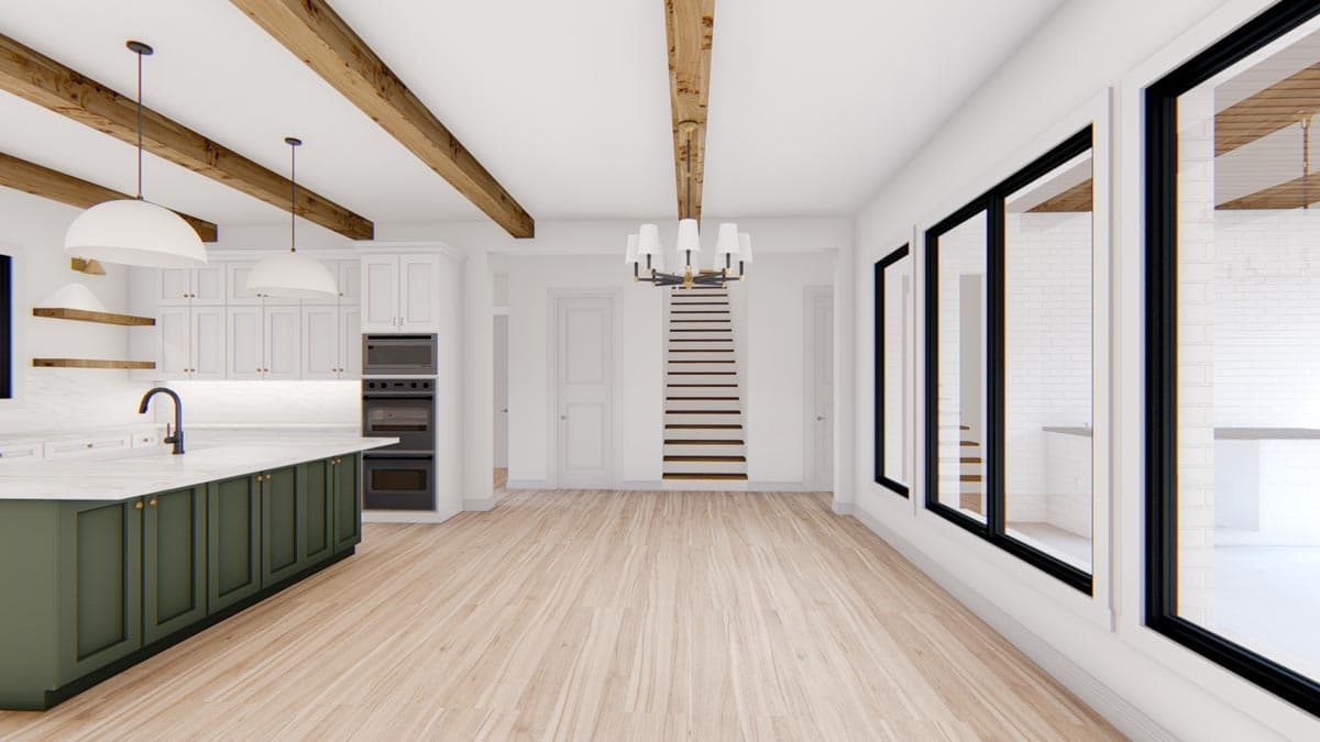 Plan 915049CHP: Exclusive New American Ranch Plan with Split-Bed Layout - 2487 Sq Ft - Image #8 - Craftsman, Modern Farmhouse, New American, Ranch