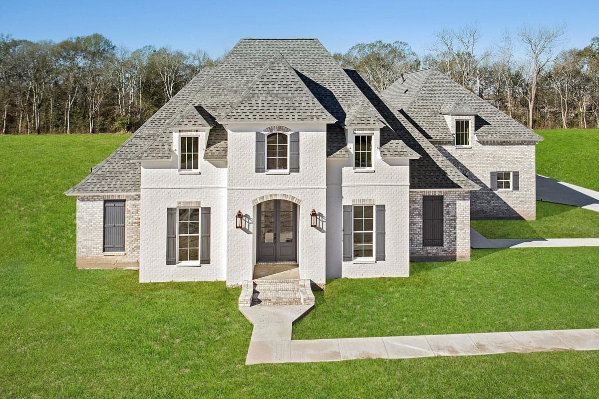 Plan 56519SM: 4-Bed European-Style Acadian Plan with Home Office and Outdoor Kitchen - 2851 Sq Ft - Image #6 - Acadian, European, French Country, Louisiana-Style, Southern