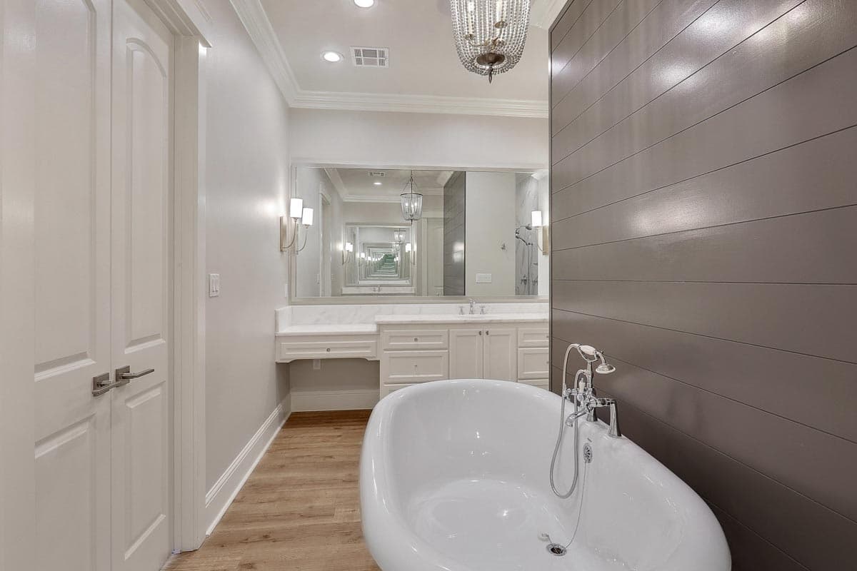 Plan 56519SM: 4-Bed European-Style Acadian Plan with Home Office and Outdoor Kitchen - 2851 Sq Ft - Image #13 - Acadian, European, French Country, Louisiana-Style, Southern