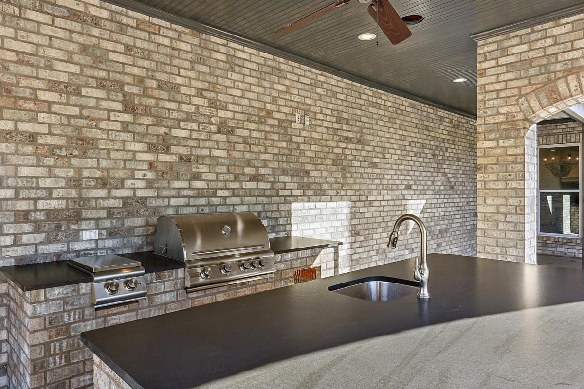 Plan 56519SM: 4-Bed European-Style Acadian Plan with Home Office and Outdoor Kitchen - 2851 Sq Ft - Image #18 - Acadian, European, French Country, Louisiana-Style, Southern