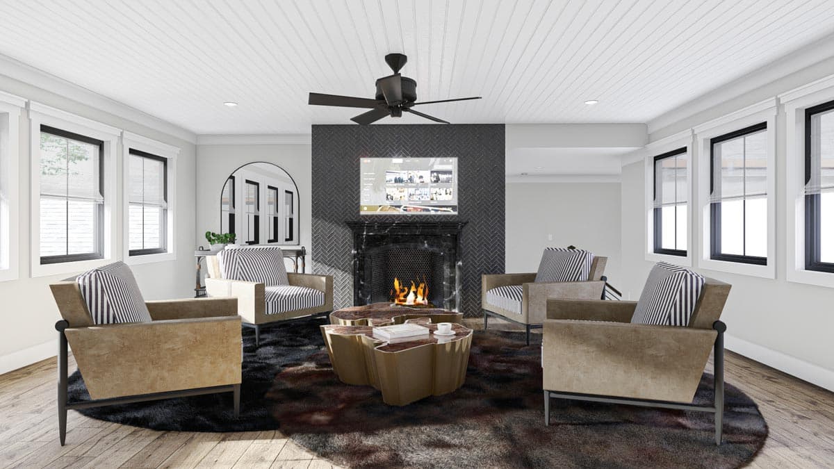 Plan 623084DJ: 4-Bed Modern Cottage with 3 Porches and a Vaulted Main Floor Master Bedroom - Image #17 - Contemporary, Cottage, Country, New American, Northwest, Transitional