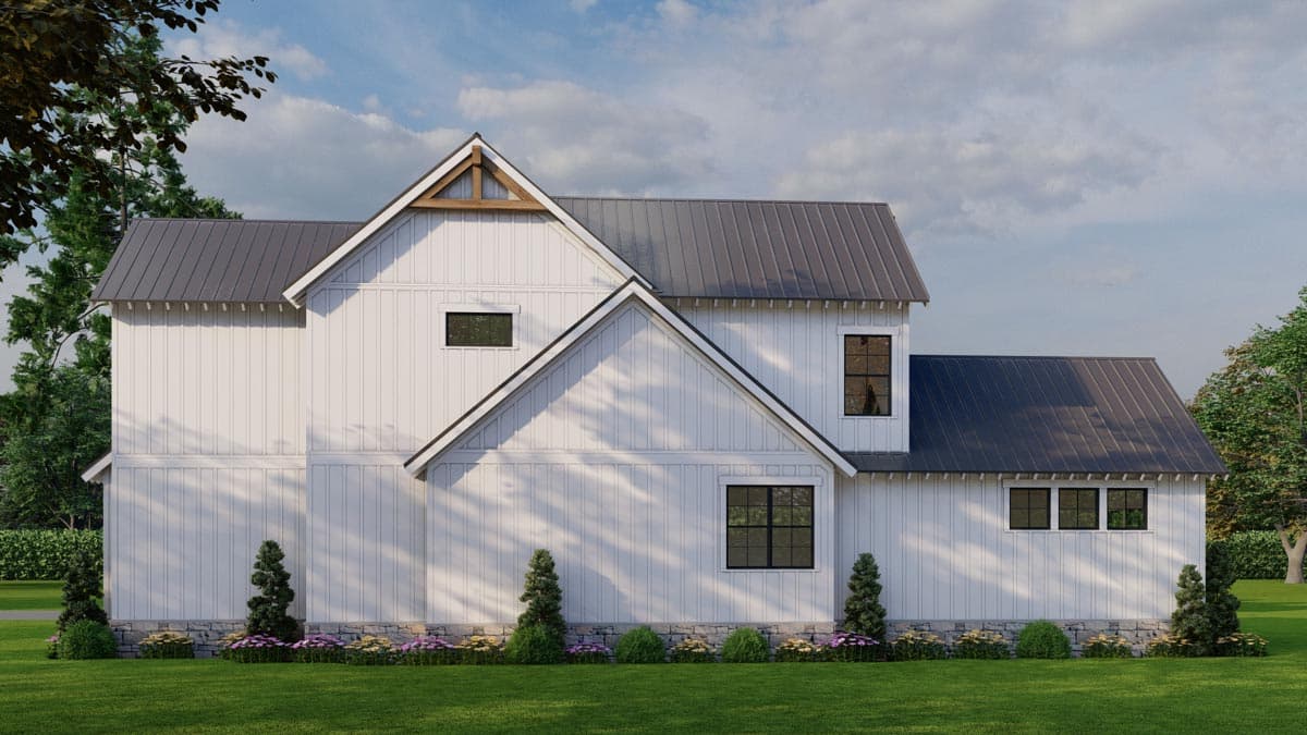 Plan 70754MK: 4-Bed New American Home Plan with Deluxe Master Suite - Image #7 - Country, Modern Farmhouse, New American, Traditional