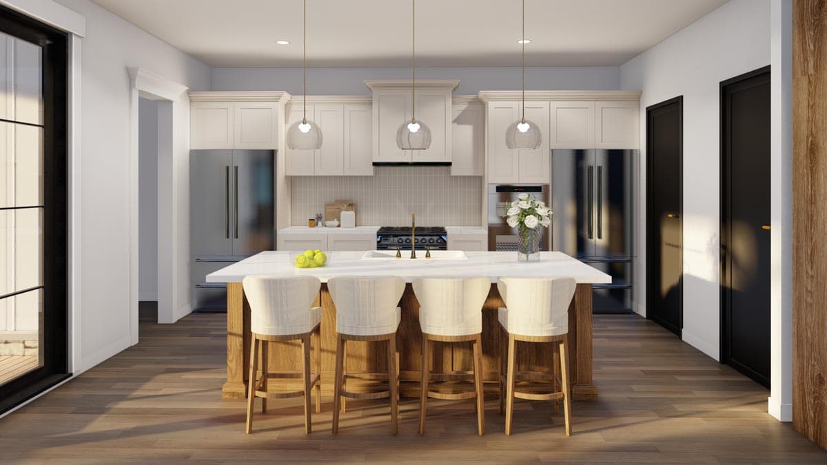 Plan 70754MK: 4-Bed New American Home Plan with Deluxe Master Suite - Image #13 - Country, Modern Farmhouse, New American, Traditional