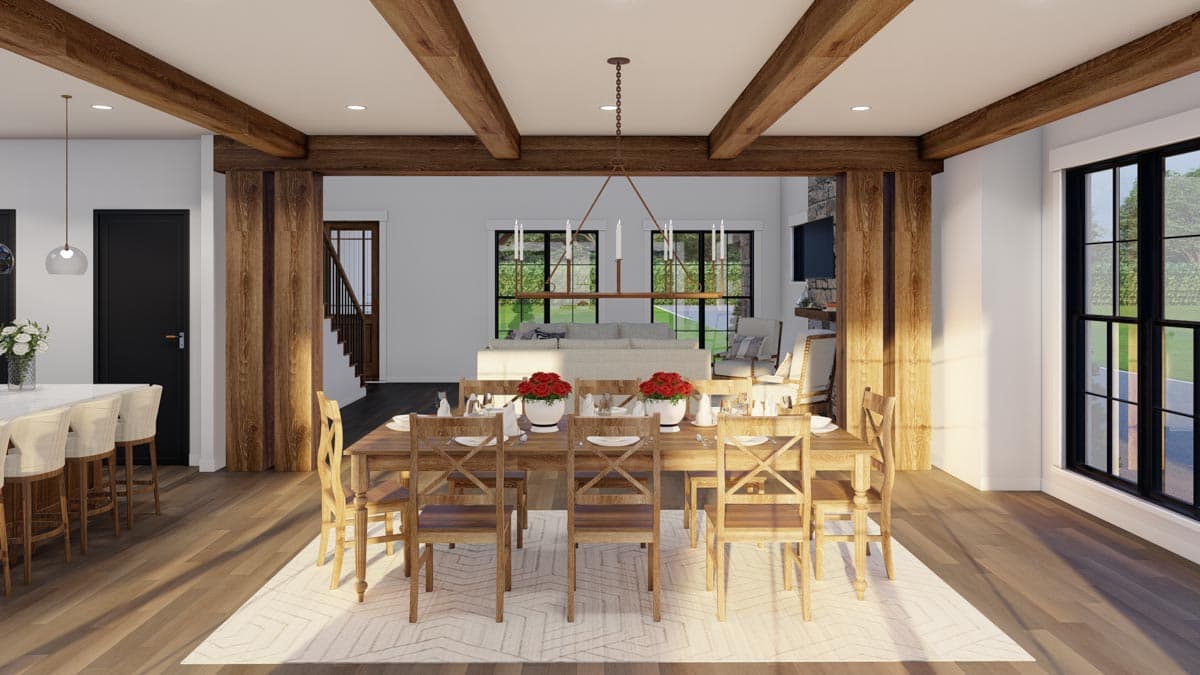 Plan 70754MK: 4-Bed New American Home Plan with Deluxe Master Suite - Image #14 - Country, Modern Farmhouse, New American, Traditional