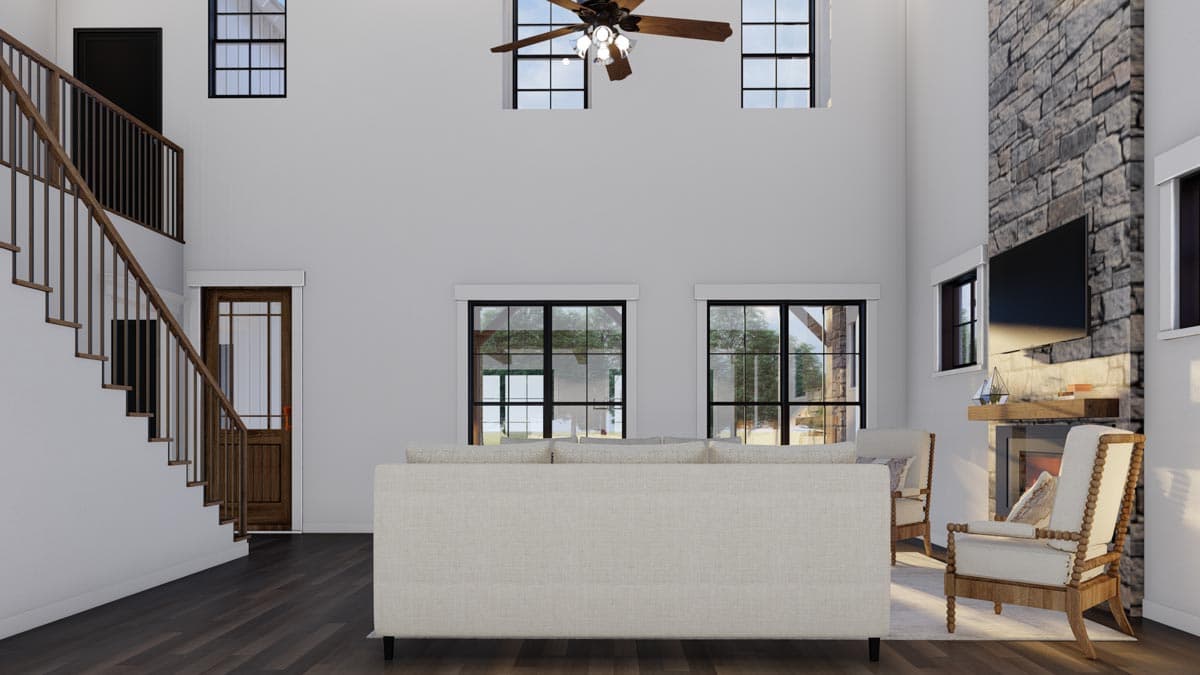 Plan 70754MK: 4-Bed New American Home Plan with Deluxe Master Suite - Image #15 - Country, Modern Farmhouse, New American, Traditional