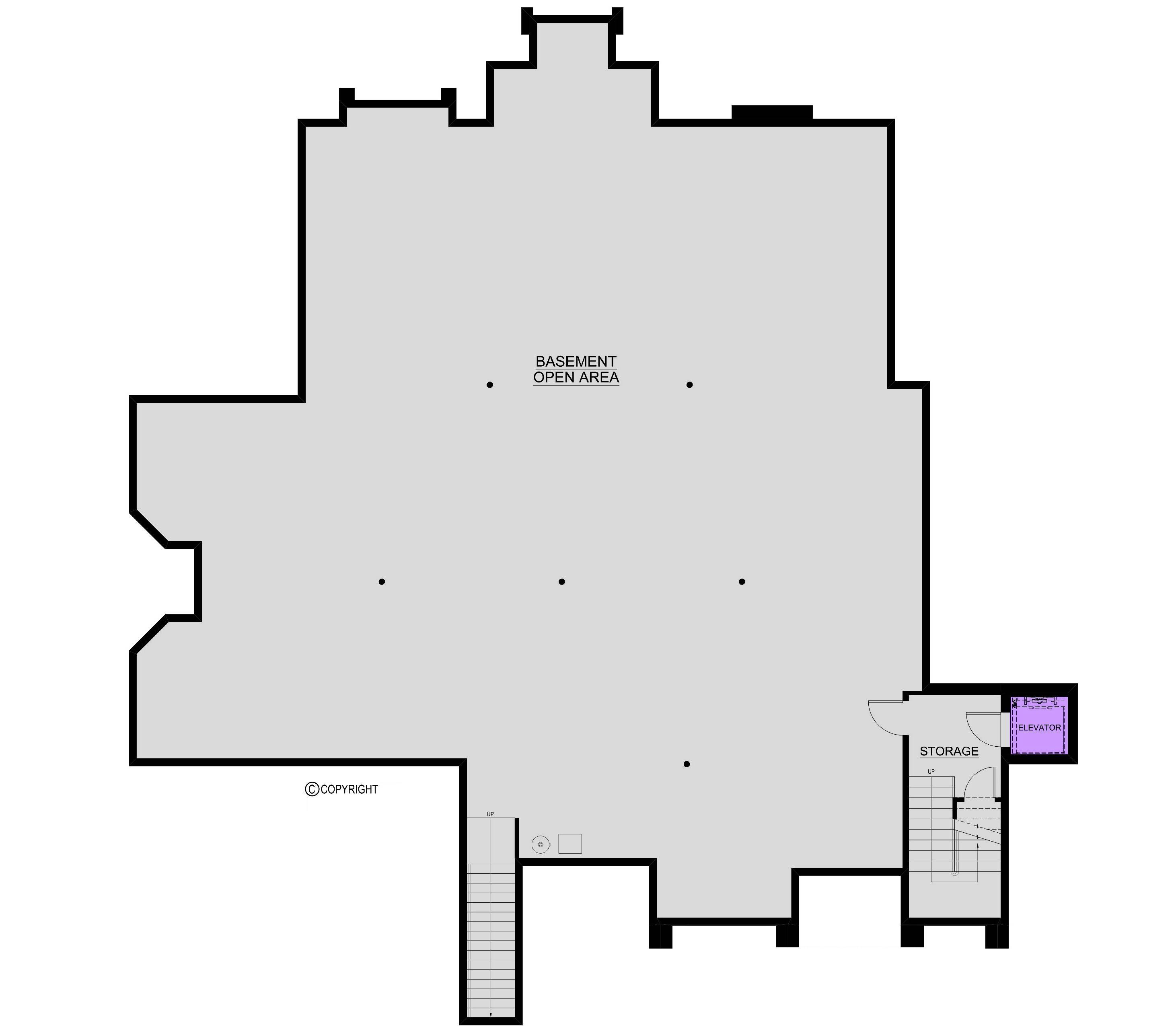 Plan 86098BW: 2-Story Luxury Modern House Plan with Expansive Outdoor Living Space - Floor Plan - Unfinished Lower Level - Coastal, Coastal Contemporary, Contemporary, Modern, Southern, Transitional