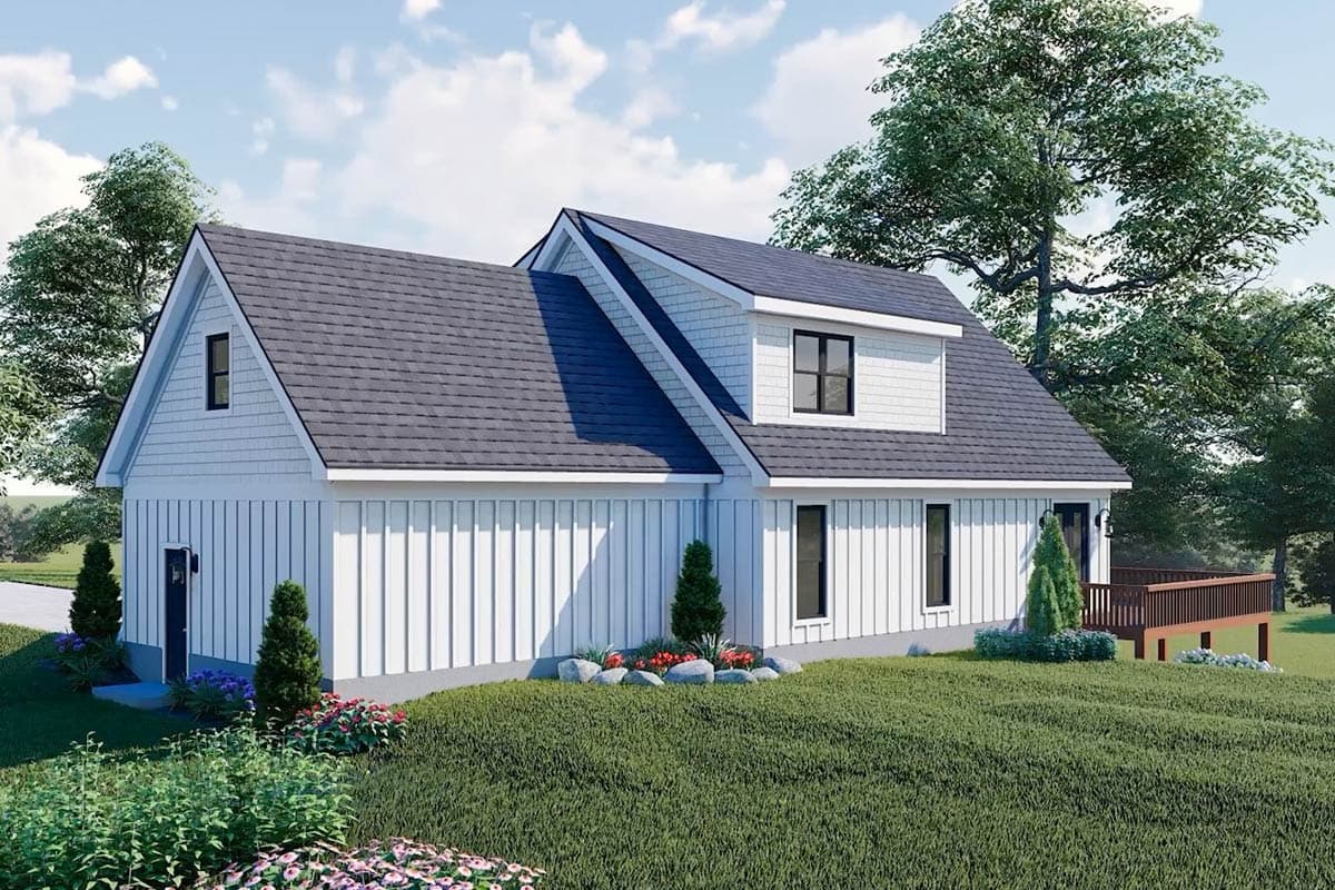 Plan 68925VR: 2-story Mountain House Plan with Main Floor Master Suite and 2-Car Garage - Image #7 - Country, Craftsman, Mountain, Rustic