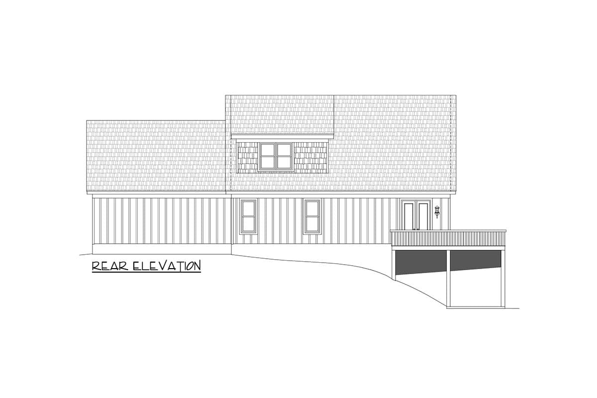 Plan 68925VR: 2-story Mountain House Plan with Main Floor Master Suite and 2-Car Garage - Image #13 - Country, Craftsman, Mountain, Rustic