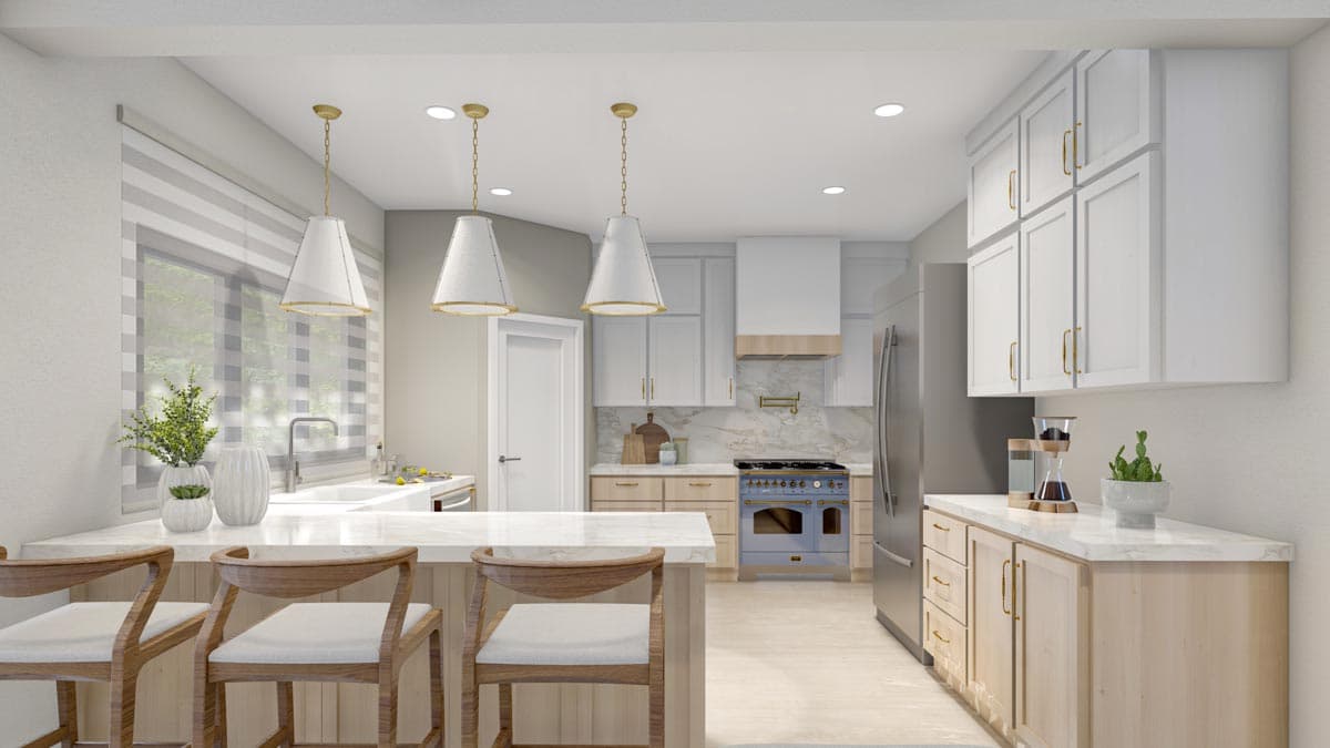 Plan 135143GRA: One-Story Country Craftsman House Plan with Vaulted Great Room - 2030 Sq Ft - Image #27 - Barndominium, Country, Craftsman, Mountain, Ranch, Rustic