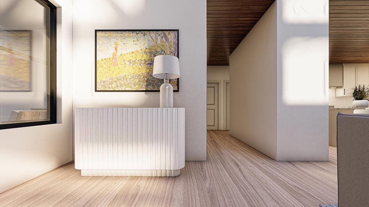 Plan 400006FTY: Barndo-Style House Plan with 2-Story Open Floor Plan and a 2-Car Side-Load Garage - Image #18 - Barndominium, Country, Craftsman, Rustic