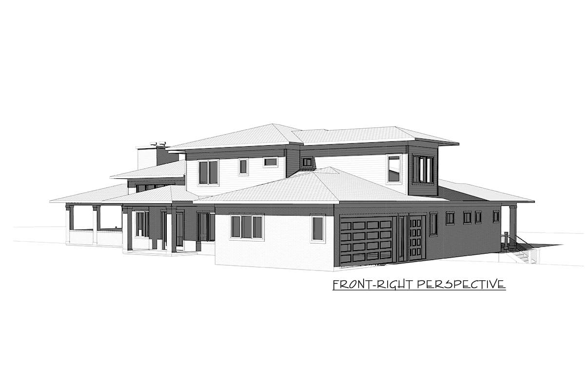 Plan 871018JEN: 2-Story House Plan for Wine Collectors - Image #20 - Northwest, Prairie, Transitional