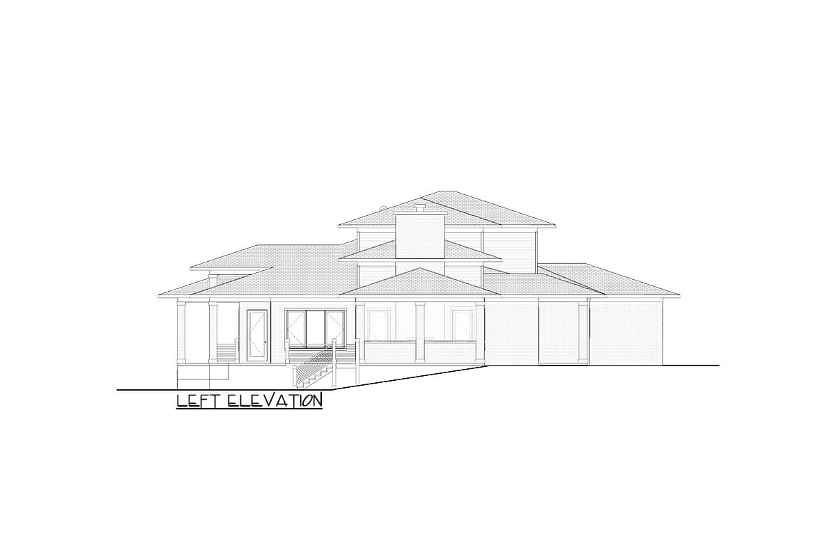 Plan 871018JEN: 2-Story House Plan for Wine Collectors - Image #14 - Northwest, Prairie, Transitional