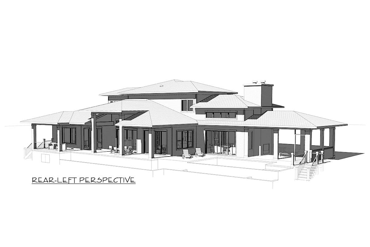 Plan 871018JEN: 2-Story House Plan for Wine Collectors - Image #18 - Northwest, Prairie, Transitional