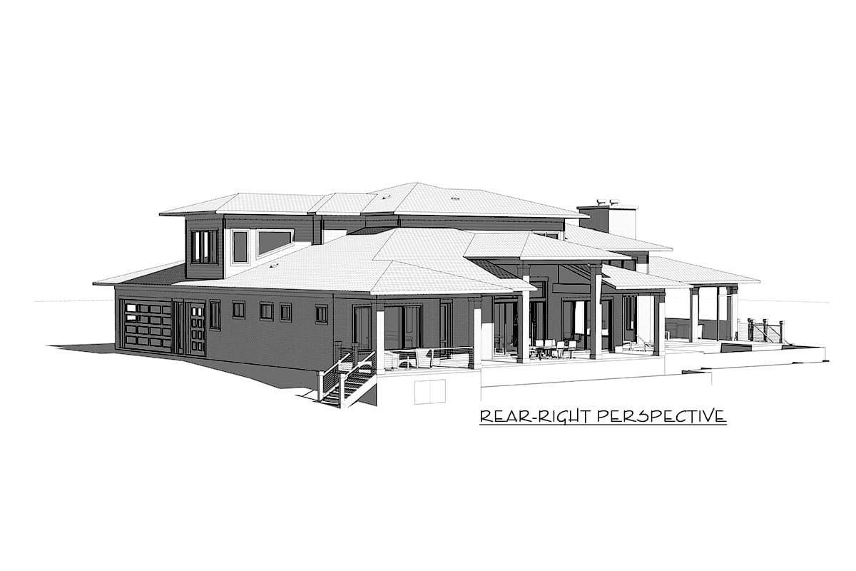 Plan 871018JEN: 2-Story House Plan for Wine Collectors - Image #19 - Northwest, Prairie, Transitional