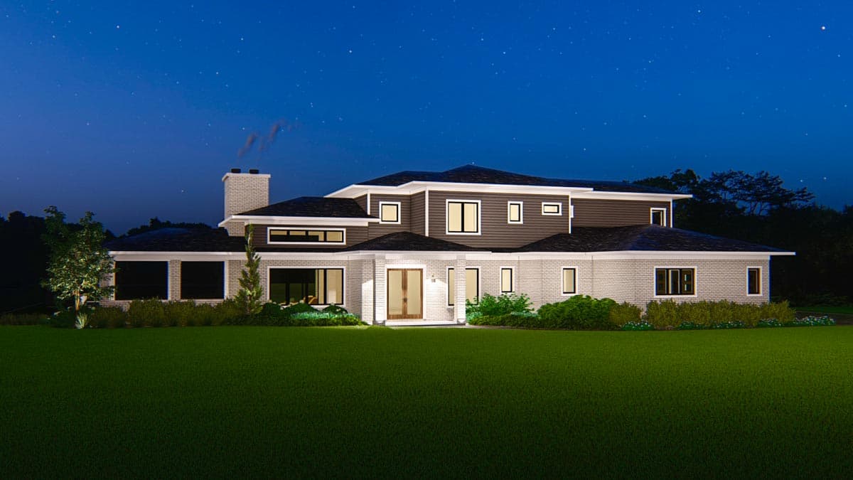 Plan 871018JEN: 2-Story House Plan for Wine Collectors - Image #11 - Northwest, Prairie, Transitional