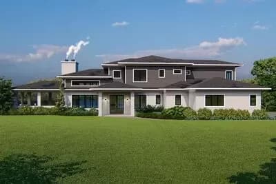 2-Story House Plan for Wine Collectors
