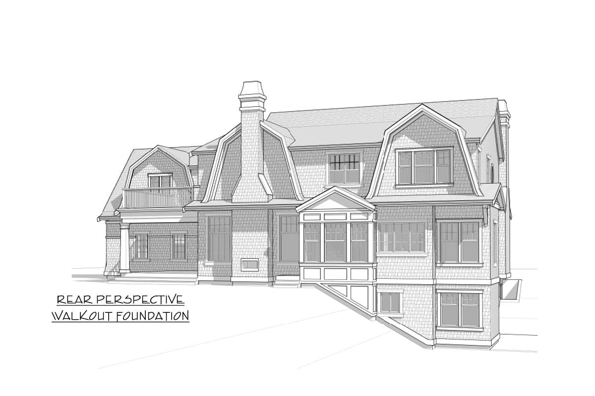 Plan 270058AF: Newport-style House Plan with an Optionally Finished Lower Level - Image #11 - Coastal, Shingle, Traditional