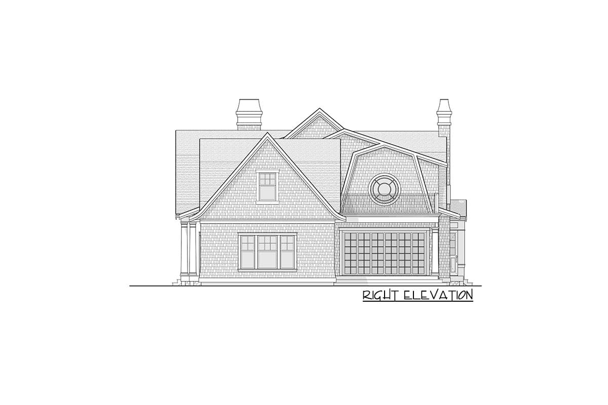 Plan 270058AF: Newport-style House Plan with an Optionally Finished Lower Level - Image #10 - Coastal, Shingle, Traditional
