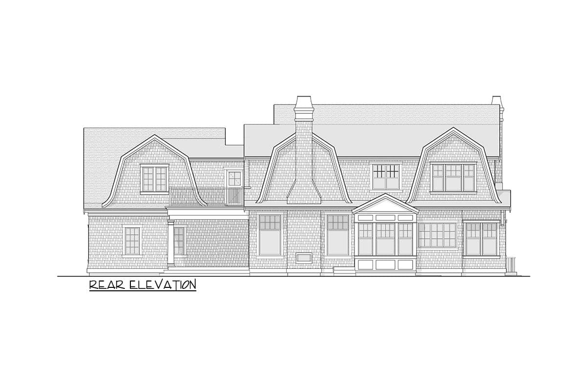Plan 270058AF: Newport-style House Plan with an Optionally Finished Lower Level - Image #9 - Coastal, Shingle, Traditional