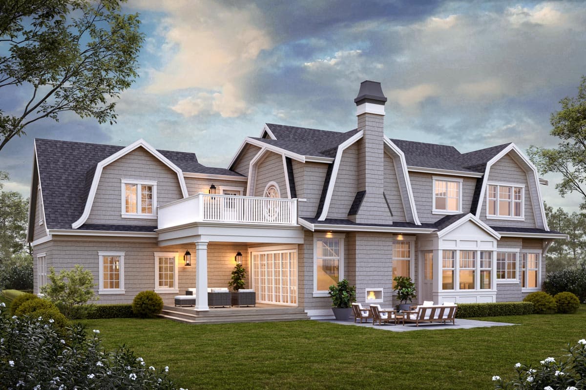 Plan 270058AF: Newport-style House Plan with an Optionally Finished Lower Level - Image #4 - Coastal, Shingle, Traditional