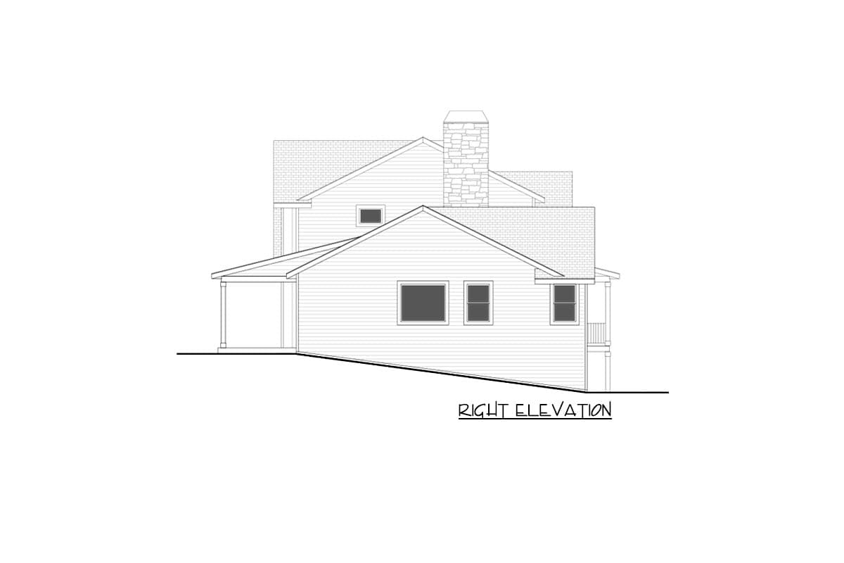Plan 365024PED: 4-Bed Modern Farmhouse Plan with 2-Story Great Room and Laundry on Both Floors - Image #5 - Country, Craftsman, Farmhouse, Hill Country, Modern Farmhouse, Mountain, New American, Traditional
