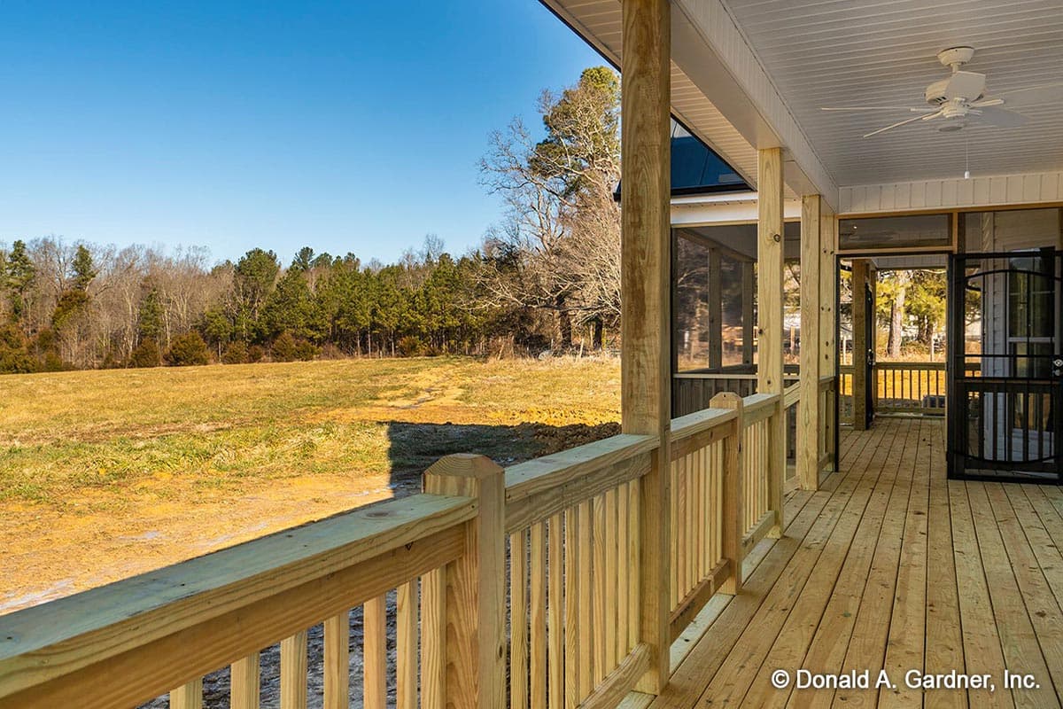 Plan 444318GDN: 4-Bed Country Farmhouse Plan with 7'-Deep Porches Front and Back - Image #12 - Country, Farmhouse, Southern, Traditional