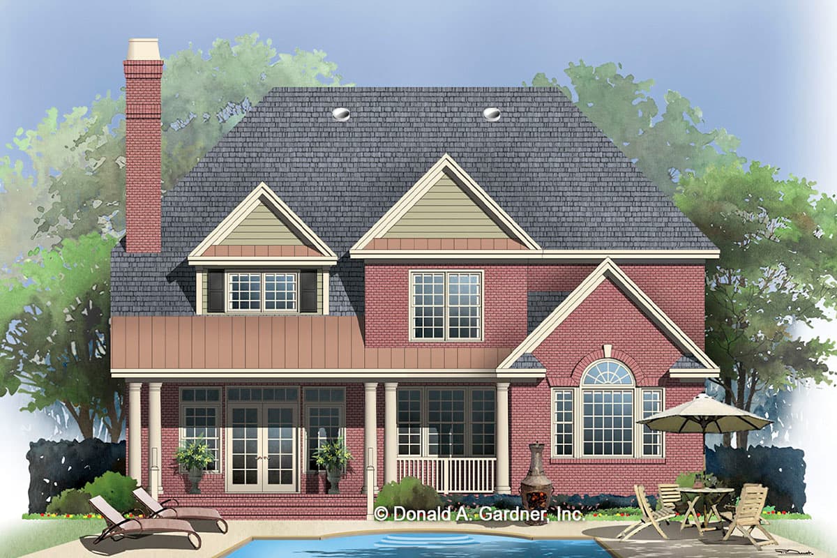 Plan 444319GDN: 4-Bed House Plan with Charleston-style Flair - Image #4 - Country, Traditional