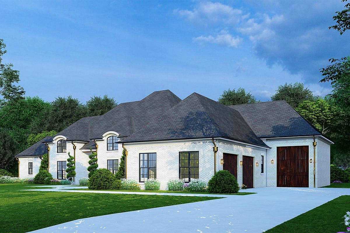 Plan 70755MK: One-level Country Estate with Two Master Suites  - Image #4 - European, Traditional