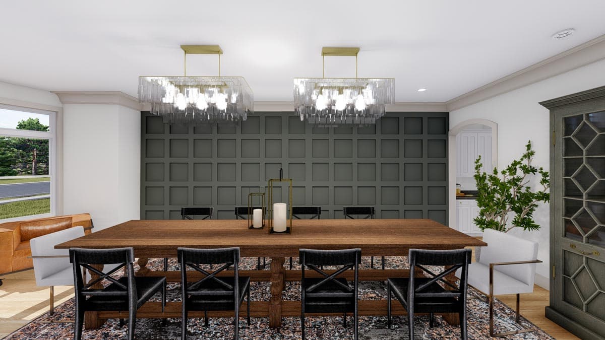 Plan 61277UT: Spacious 4-Bed House Plan with 2-Story Library - Image #26 - European, French Country, Traditional