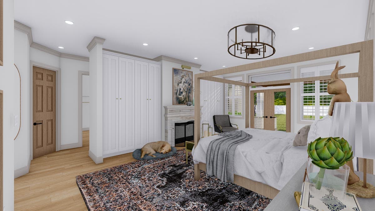 Plan 61277UT: Spacious 4-Bed House Plan with 2-Story Library - Image #36 - European, French Country, Traditional