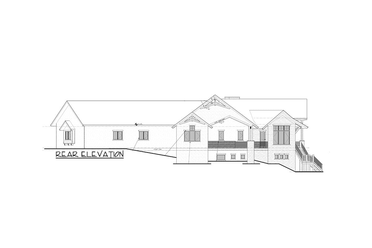 Plan 95153RW: Mountain Ranch Plan with Home Theater in Walkout Basement - Image #24 - Craftsman, Mountain, New American, Ranch, Rustic