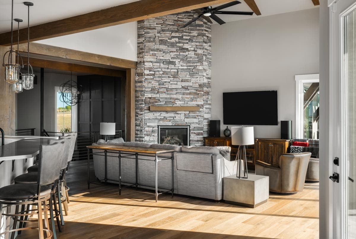 Plan 95153RW: Mountain Ranch Plan with Home Theater in Walkout Basement - Image #11 - Craftsman, Mountain, New American, Ranch, Rustic