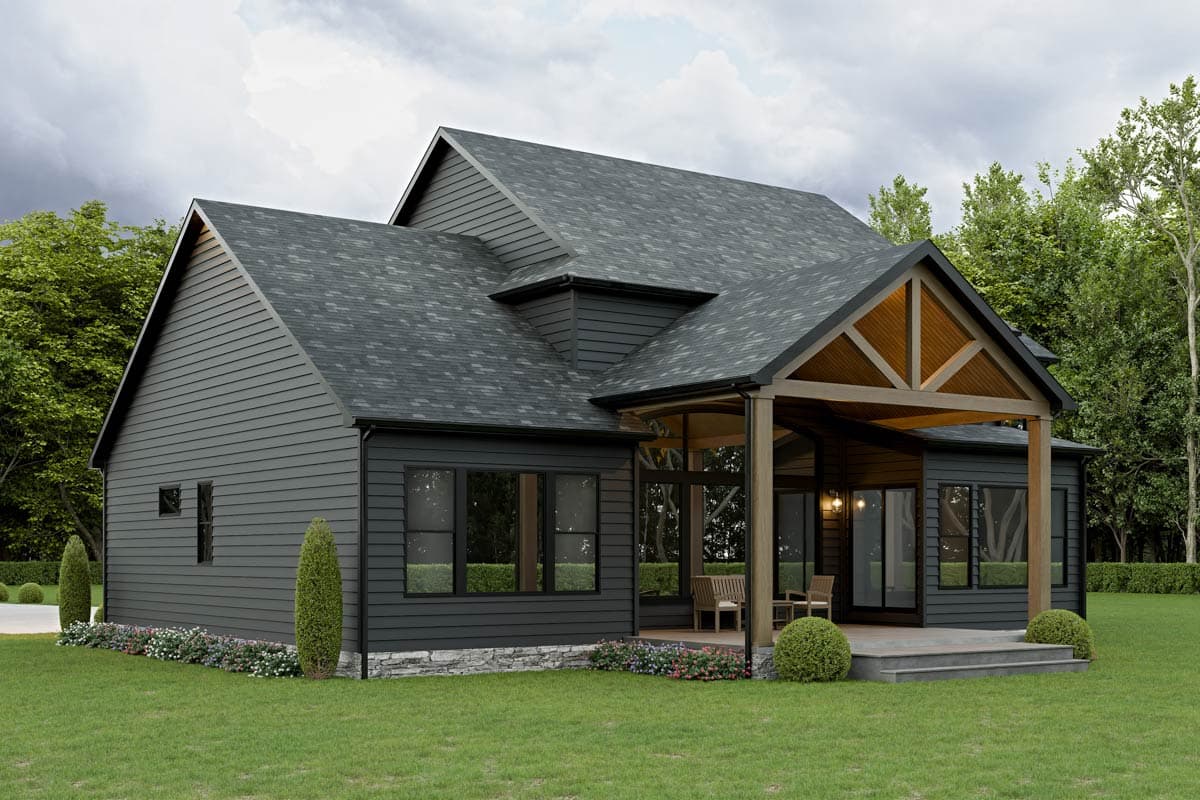 Plan 911023JVD: 2-Story House Plan Over 4700 Square Feet with Home Office and Main-Level Master Bedroom - Image #6 - Country, Craftsman, New American, Northwest, Traditional