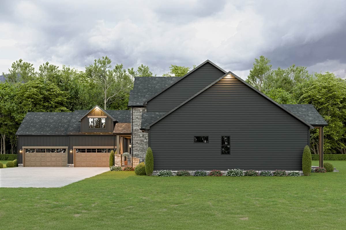 Plan 911023JVD: 2-Story House Plan Over 4700 Square Feet with Home Office and Main-Level Master Bedroom - Image #7 - Country, Craftsman, New American, Northwest, Traditional