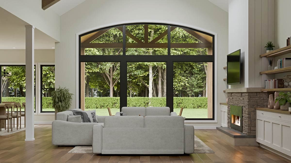 Plan 911023JVD: 2-Story House Plan Over 4700 Square Feet with Home Office and Main-Level Master Bedroom - Image #8 - Country, Craftsman, New American, Northwest, Traditional