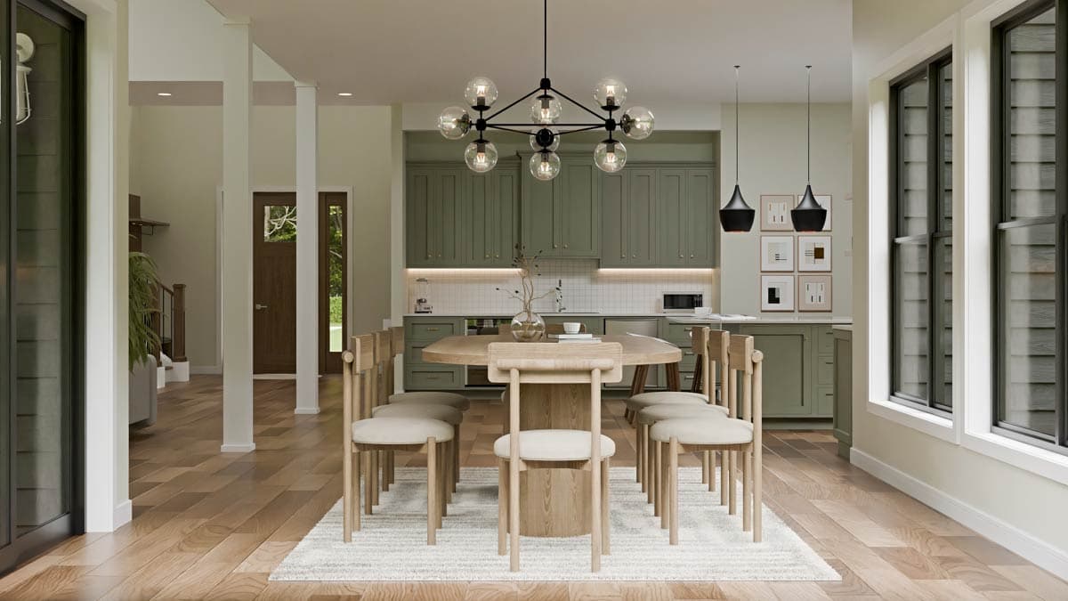 Plan 911023JVD: 2-Story House Plan Over 4700 Square Feet with Home Office and Main-Level Master Bedroom - Image #9 - Country, Craftsman, New American, Northwest, Traditional