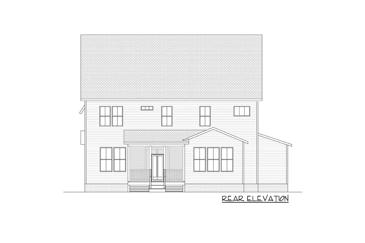 Plan 260018RVC: Modern Traditional House Plan with Expandable Attic - 3337 Sq Ft - Image #7 - Traditional, Transitional