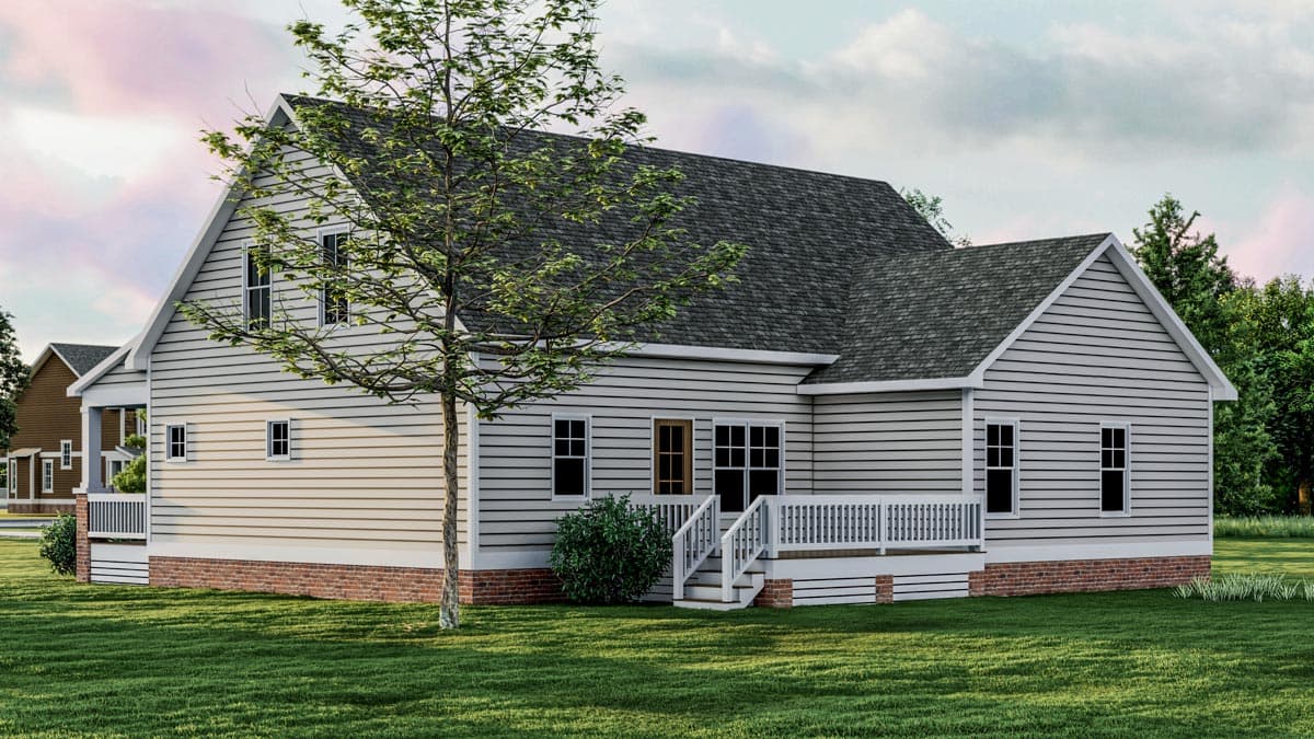 Plan 500016VV: Exclusive 2-Story Home Plan with First Floor Master - Image #4 - Country, Craftsman, New American