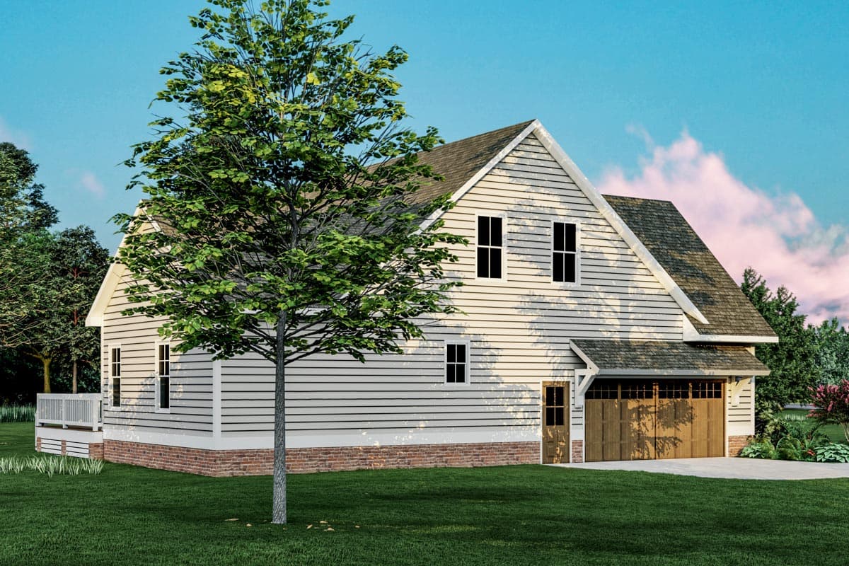 Plan 500016VV: Exclusive 2-Story Home Plan with First Floor Master - Image #6 - Country, Craftsman, New American