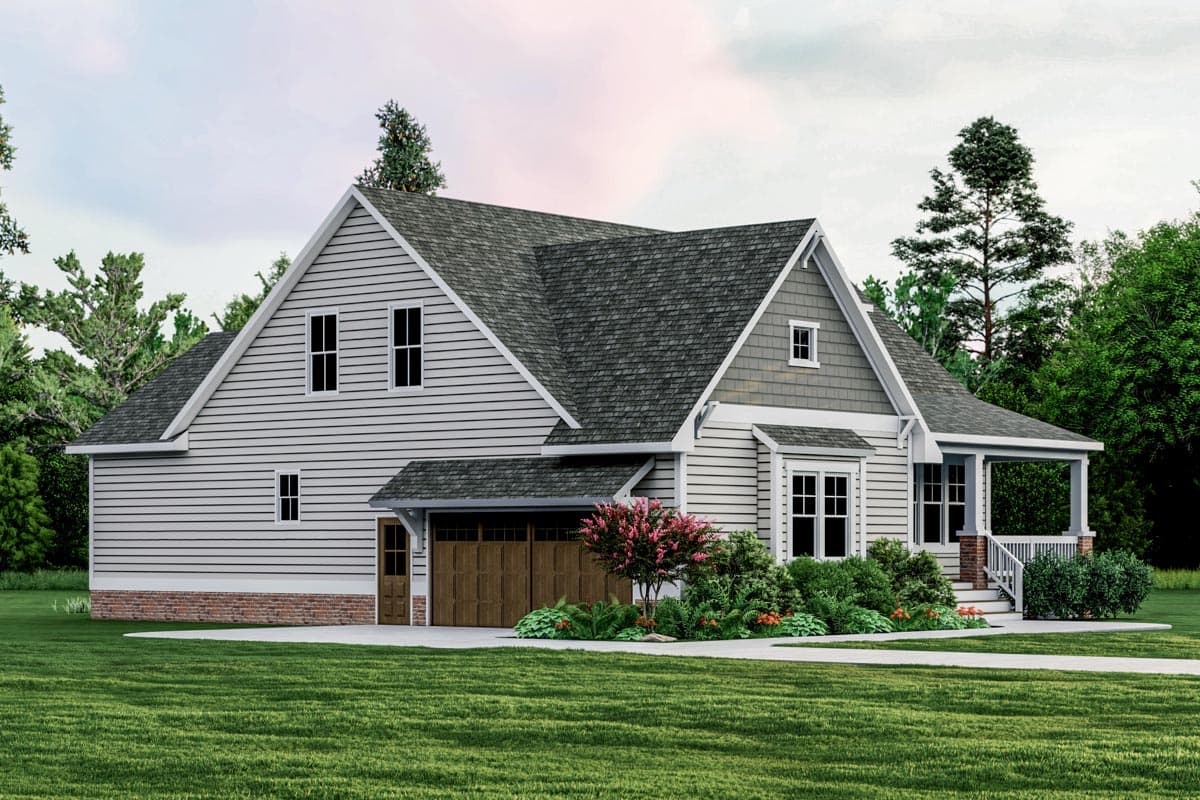 Plan 500016VV: Exclusive 2-Story Home Plan with First Floor Master - Image #7 - Country, Craftsman, New American