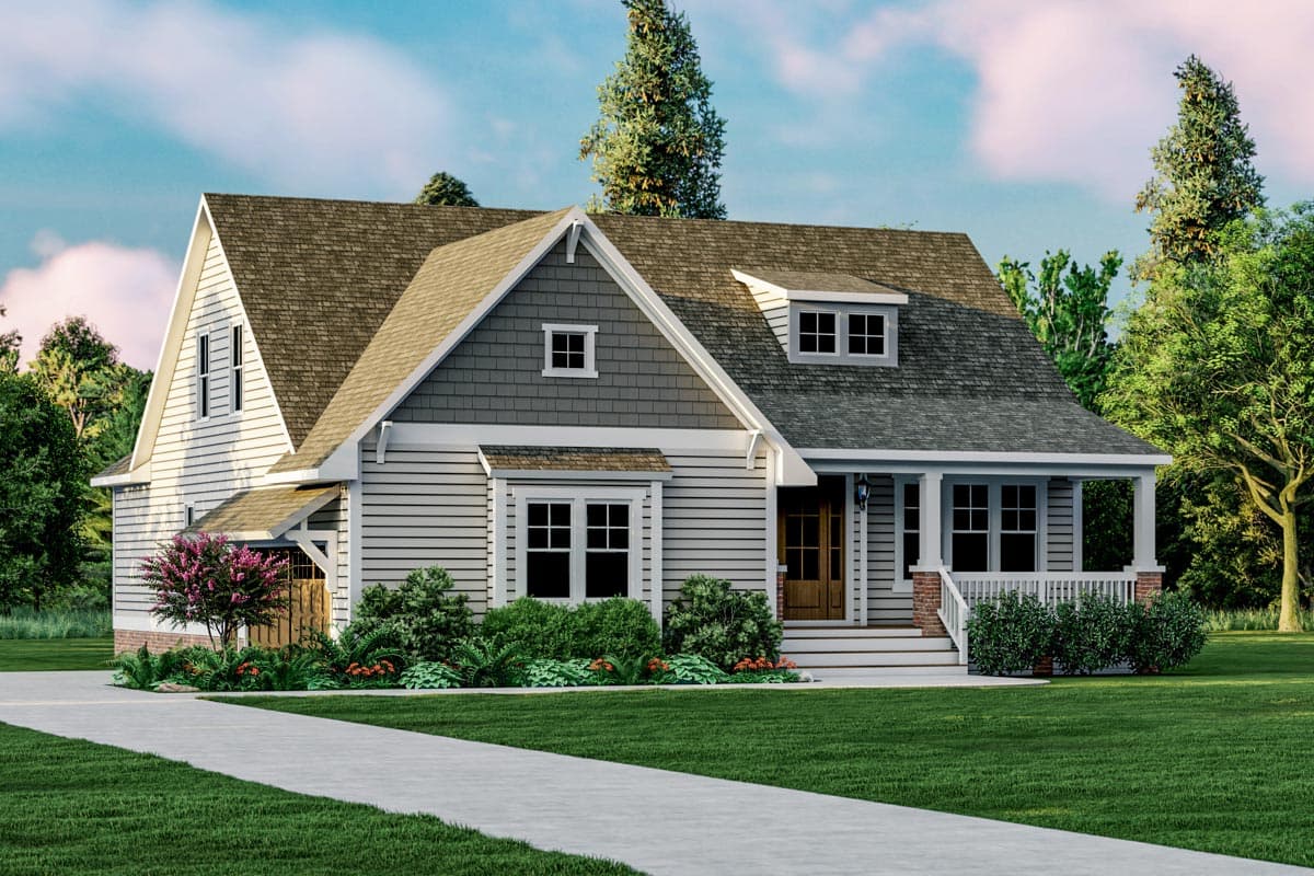 Plan 500016VV: Exclusive 2-Story Home Plan with First Floor Master - Image #8 - Country, Craftsman, New American